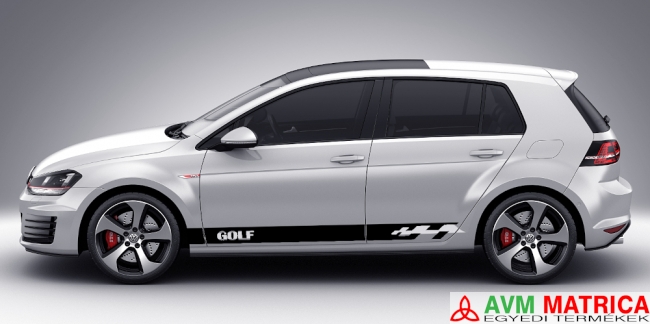 Volkswagen GOLF oldalcsík matrica Volkswagen GOLF oldalcsík matrica