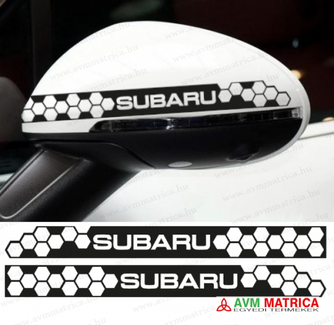 Subaru visszapillantó dekorcsík 5 matrica