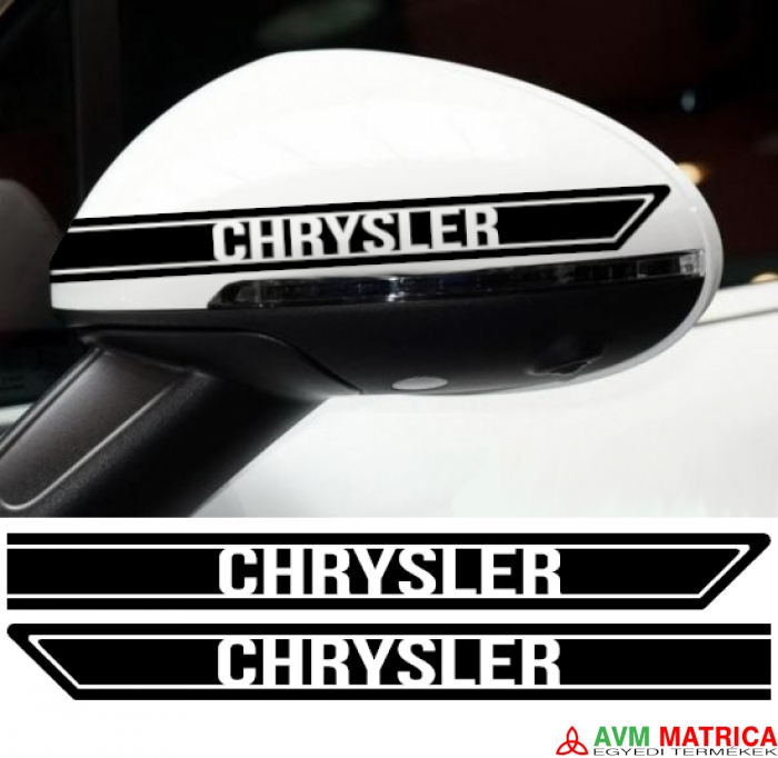 Chrysler visszapillantó dekorcsík matrica 6 Chrysler visszapillantó dekorcsík matrica 6