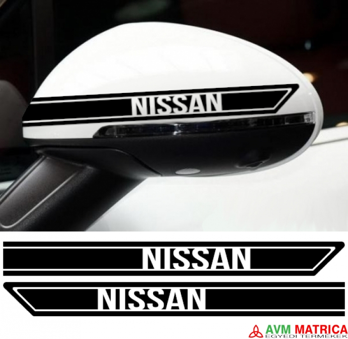 Nissan visszapillantó dekorcsík 6 matrica