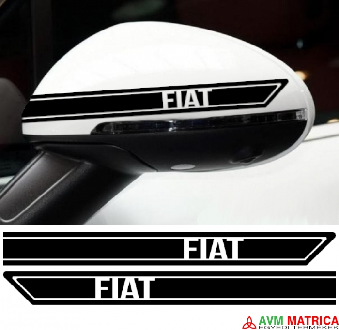 FIAT visszapillantó dekorcsík matrica 6 FIAT visszapillantó dekorcsík matrica 6