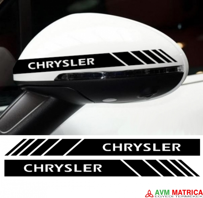 Chrysler visszapillantó dekorcsík matrica 1