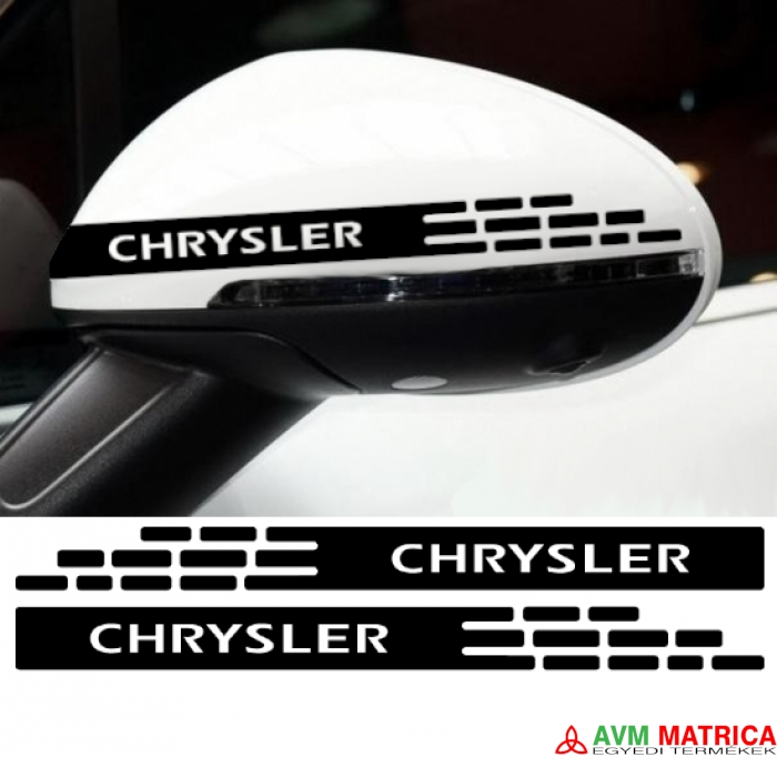 Chrysler visszapillantó dekorcsík matrica 3