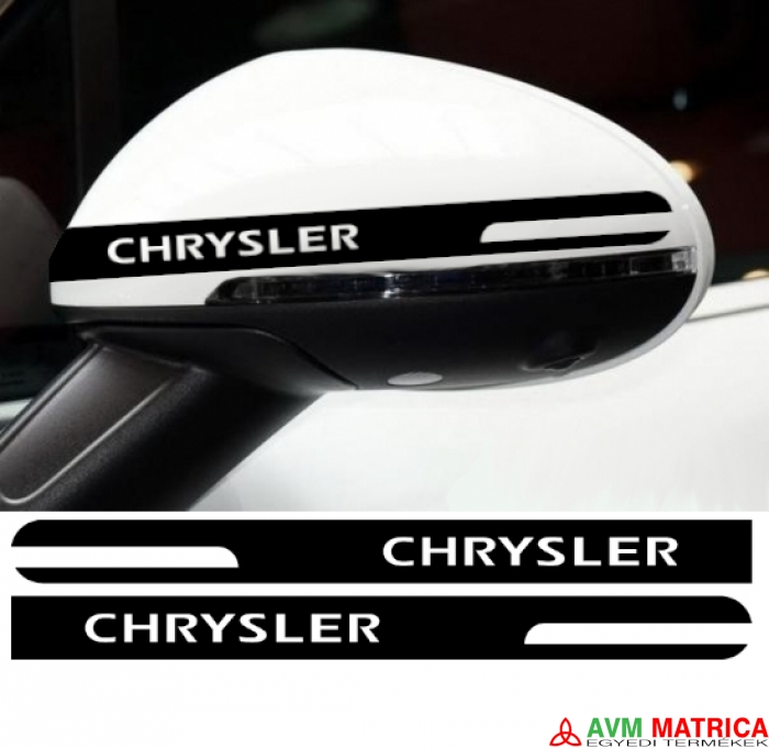 Chrysler visszapillantó dekorcsík matrica 4 Chrysler visszapillantó dekorcsík matrica 4