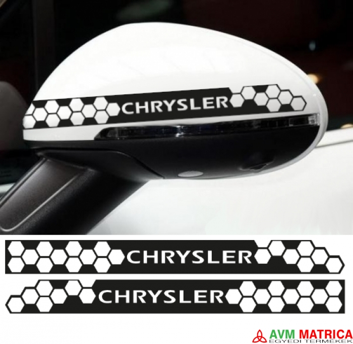 Chrysler visszapillantó dekorcsík matrica 5 Chrysler visszapillantó dekorcsík matrica 5