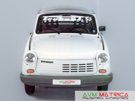 Trabant szélvédőmatrica 1 Trabant szélvédőmatrica 1