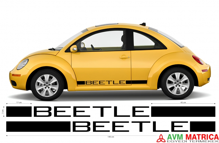 VW Beetle oldalcsík 2 matrica VW Beetle oldalcsík 2 matrica