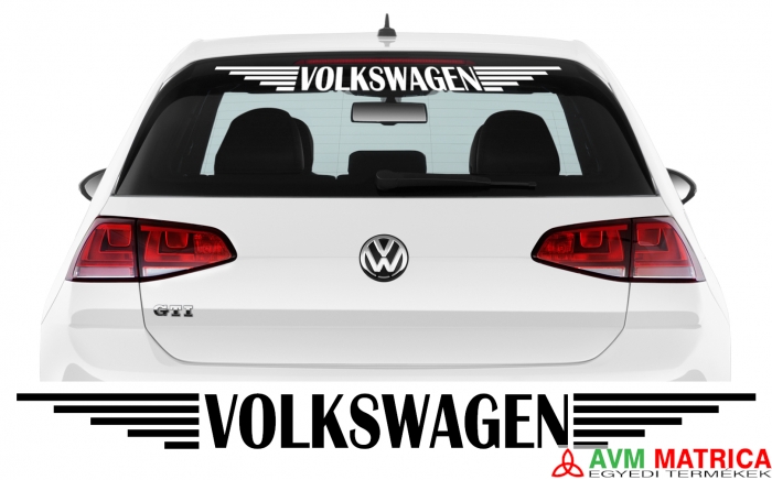 Volkswagen szélvédőmatrica 3