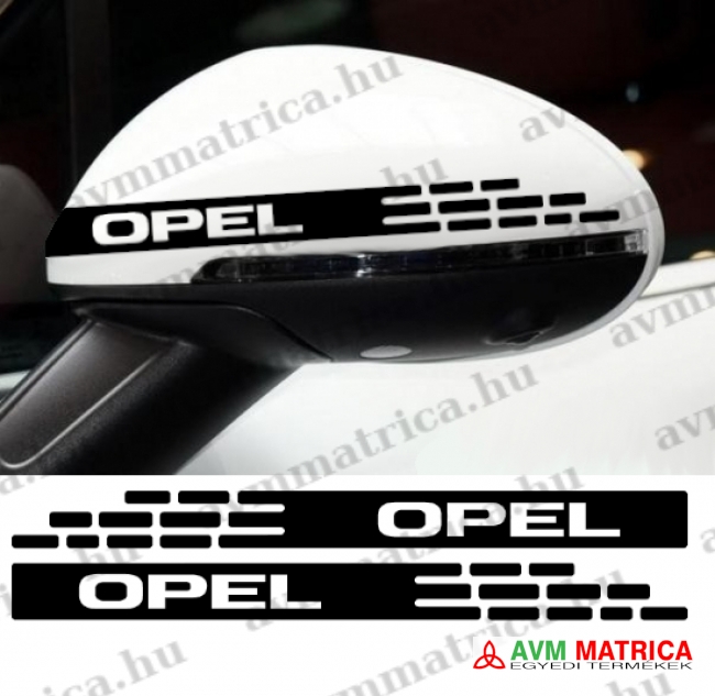 Opel visszapillantó dekorcsík matrica 3