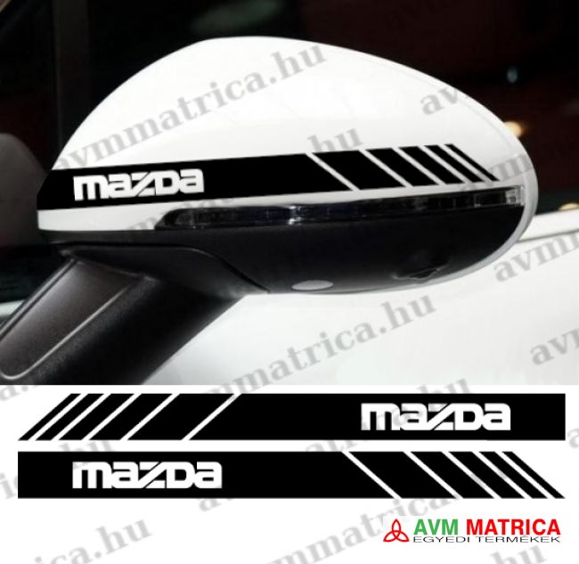 MAZDA visszapillantó dekorcsík matrica 1