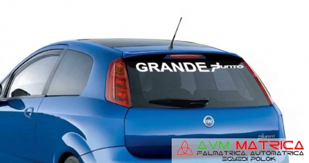 Fiat Grande Punto 2 szélvédőmatrica