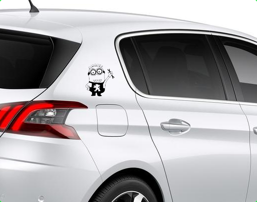 Peugeot szerelő minion autómatrica
