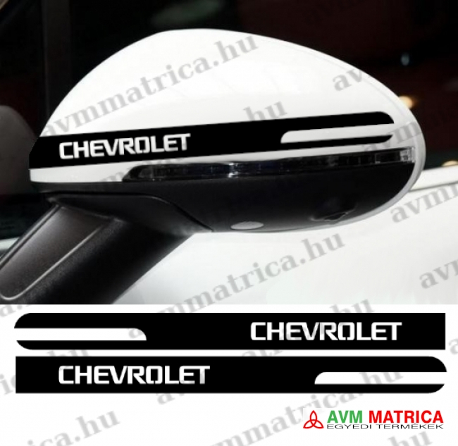 Chevrolet visszapillantó dekorcsík matrica 4 Chevrolet visszapillantó dekorcsík matrica 4