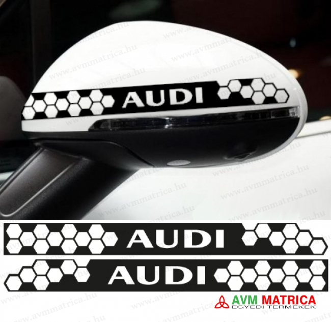 Audi visszapillantó dekorcsík matrica 5 Audi visszapillantó dekorcsík matrica 5