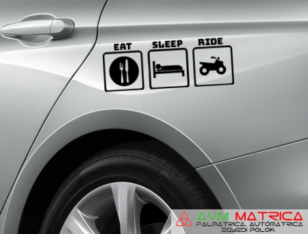 Eat sleep ride - quad autómatrica Eat sleep ride - quad autómatrica