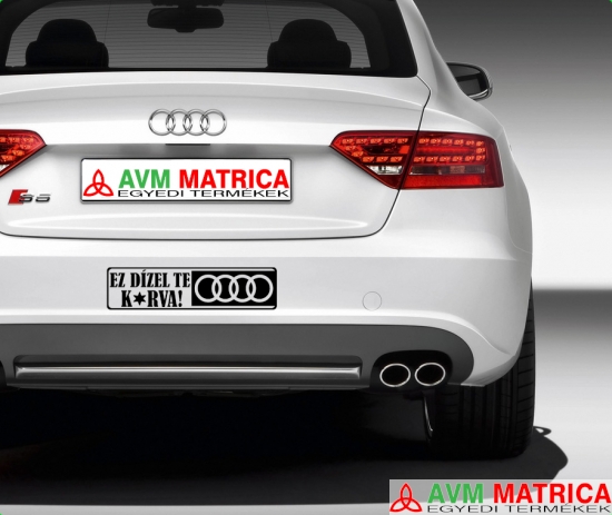 Ez dízel te k*rva - Audi autómatrica