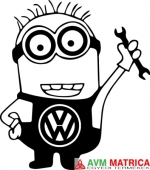 Vw minion szerelő autómatrica