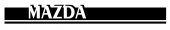 Mazda autómatrica motorháztetőre
