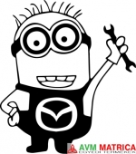 Mazda szerelő minion autómatrica