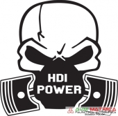 Skull mask - HDI power autómatrica